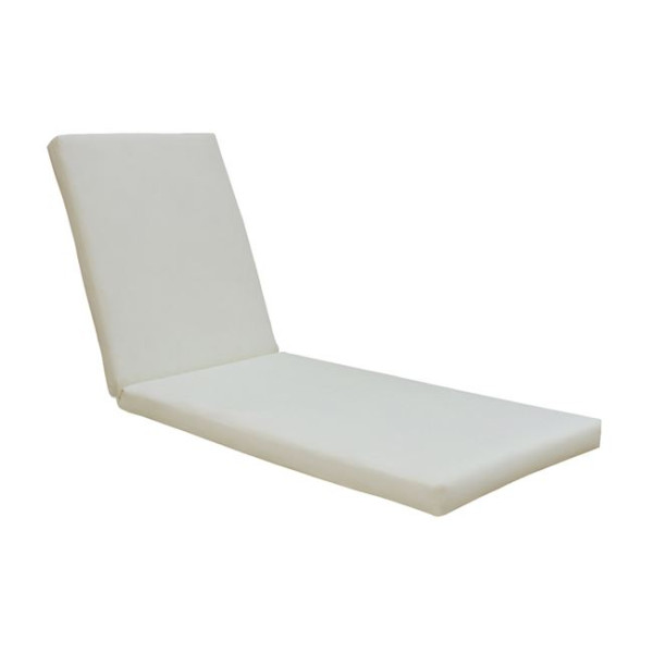 SUNLOUNGER Μαξιλάρι Ξαπλώστρας αδιάβροχο (196x60x7) Εκρού