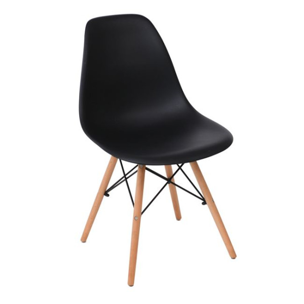 Καρέκλα ART Wood (46x53x81) PP Μαύρο