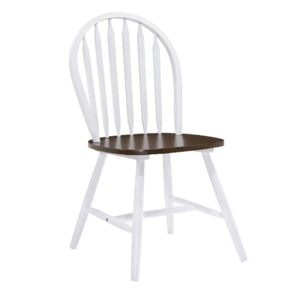 Καρέκλα SALLY (44x51x93) Καρυδί/Άσπρη