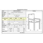 LORA-Pro Πολυθρόνα Στοιβαζόμενη, PP (Rattan Look) Απόχρωση Καφέ Σκούρο