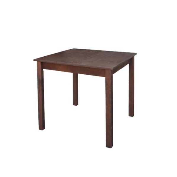 ΤΑΒΕΡΝΑΣ Τραπέζι ξύλινο Λυόμενο (70x70) Εμποτισμού Καρυδί
