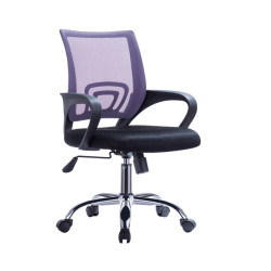 Καρέκλα γραφείου BF2101-F Mesh Μωβ/Μαύρο (Συσκ.1)