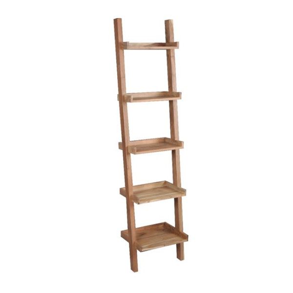 Βιβλιοθήκη-Ραφιέρα LADDER (45x35x190) Ακακία Φυσικό