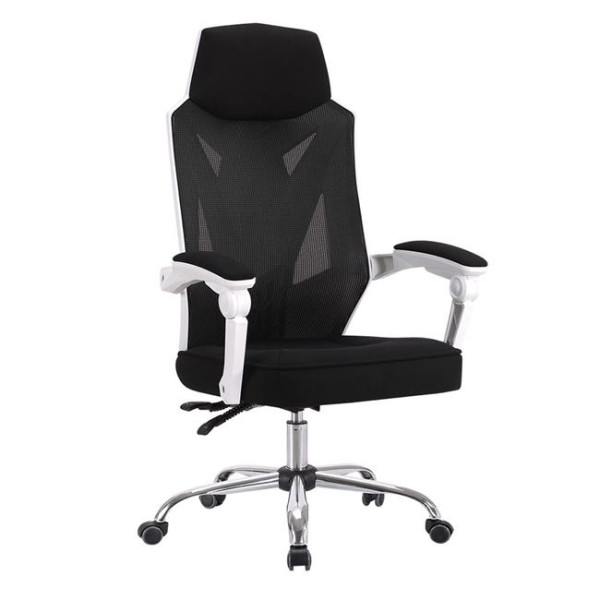 Πολυθρόνα γραφείου Relax BF9450 (65x55x116/124) Mesh Μαύρο (PP άσπρο)