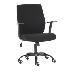 Πολυθρόνα Γραφείου BF3900 (61x57x94/104) Μαύρη/Ύφασμα Μαύρο