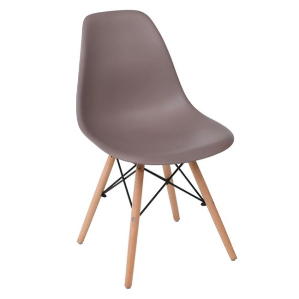 Καρέκλα ART Wood (46x53x81) PP Sand Beige