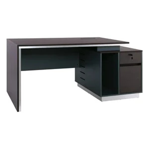 Γραφείο ADVANCE (180x80x75) Σκούρο Καρυδί/Γκρι