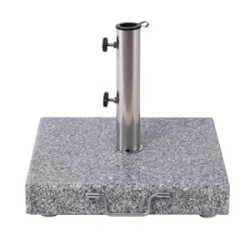 ΒΑΣΗ ομπρέλας τετράγωνη Γρανίτης/Inox #304 (40Kg)
