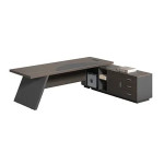 MASTER Γραφείο Δεξιά Γωνία, Απόχρωση Grey Walnut