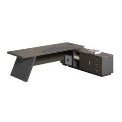 MASTER Γραφείο Δεξιά Γωνία, Απόχρωση Grey Walnut