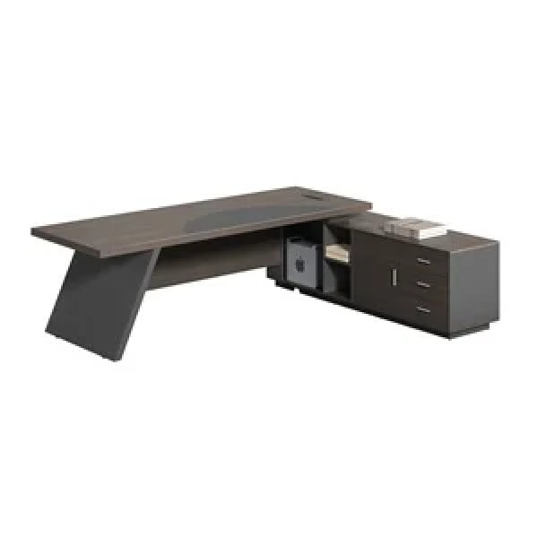 MASTER Γραφείο Δεξιά Γωνία, Απόχρωση Grey Walnut