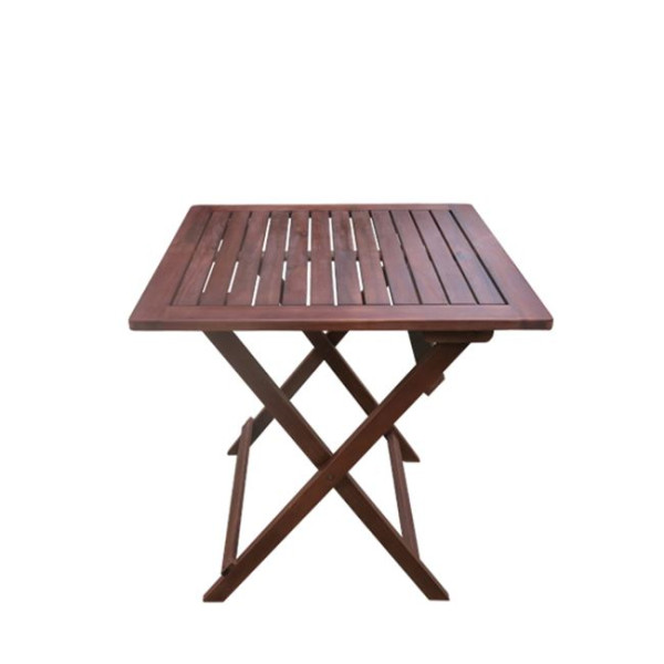 Τραπέζι πτυσσόμενο EASY (70x70x70) Ξύλο Acacia