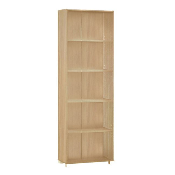 Βιβλιοθήκη DECON (60x30x186) απόχρ.Σημύδας