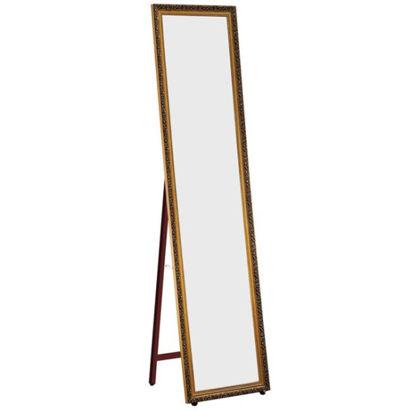 Καθρέπτης Δαπέδου/Τοίχου MIRROR (40x2,50x148) Γύψινος, Gold Brown