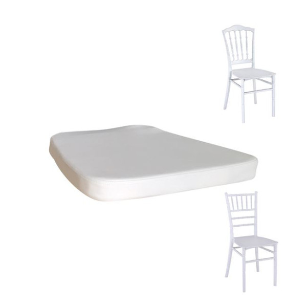 Μαξιλάρι για την καρέκλα ILONA-MILLS PP  Pvc Λευκό (4cm)